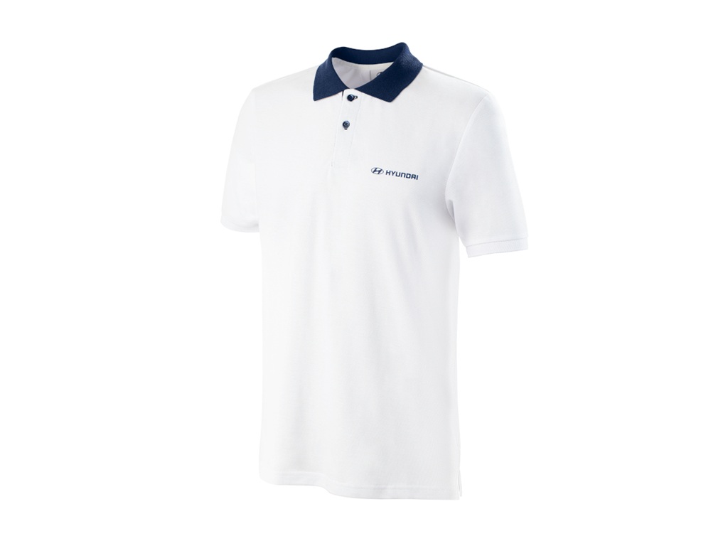 Polo Blanco Hyundai Talla XXL