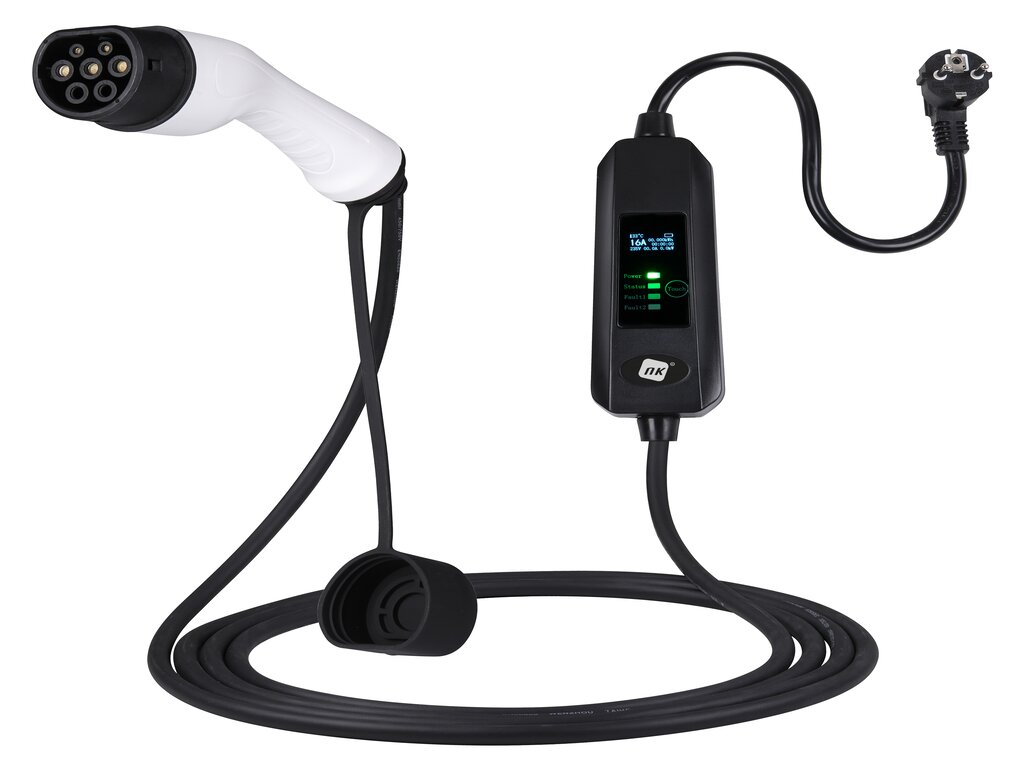 Cable de carga de emergencia EV 