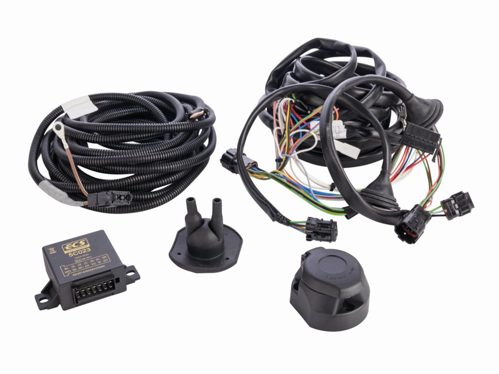 Kit eléctrico para enganche de remolque con base de 13 Polos.