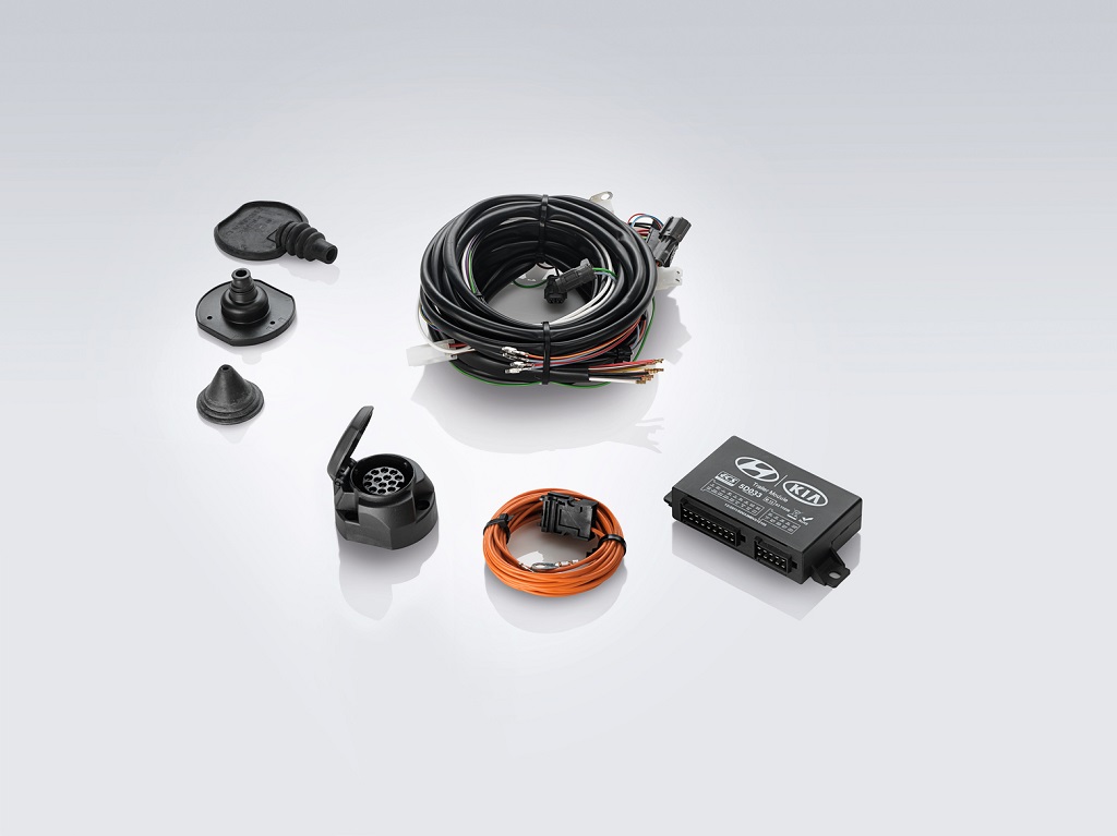 Kit eléctrico para enganche de remolque con base de 13 Polos 