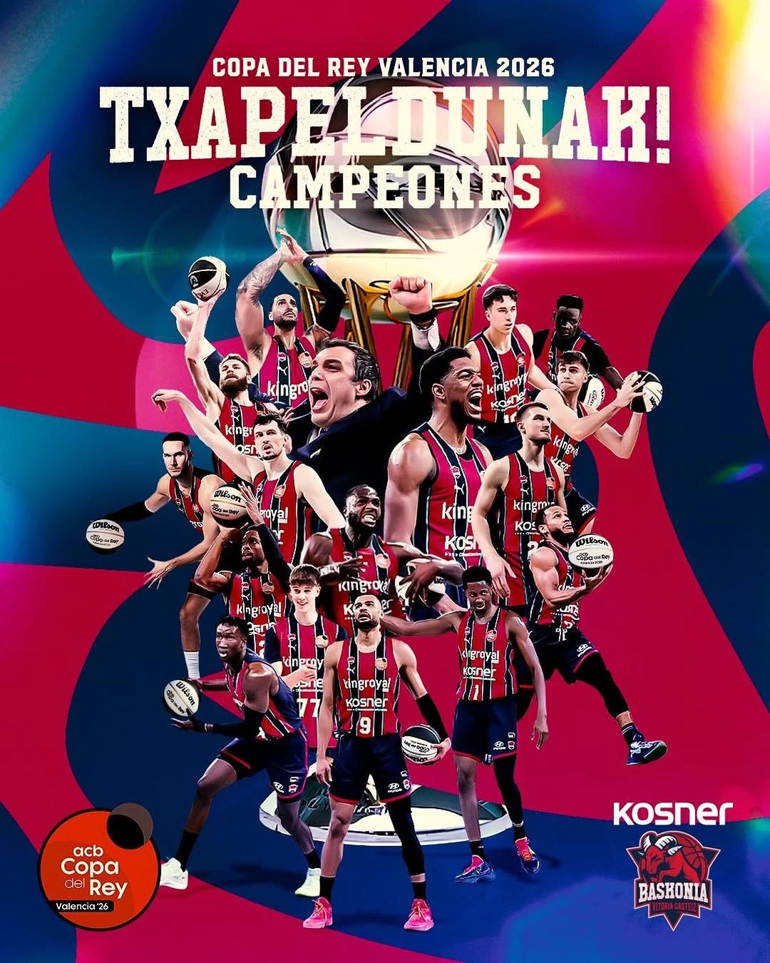 Baskonia, campeón de la Copa del Rey