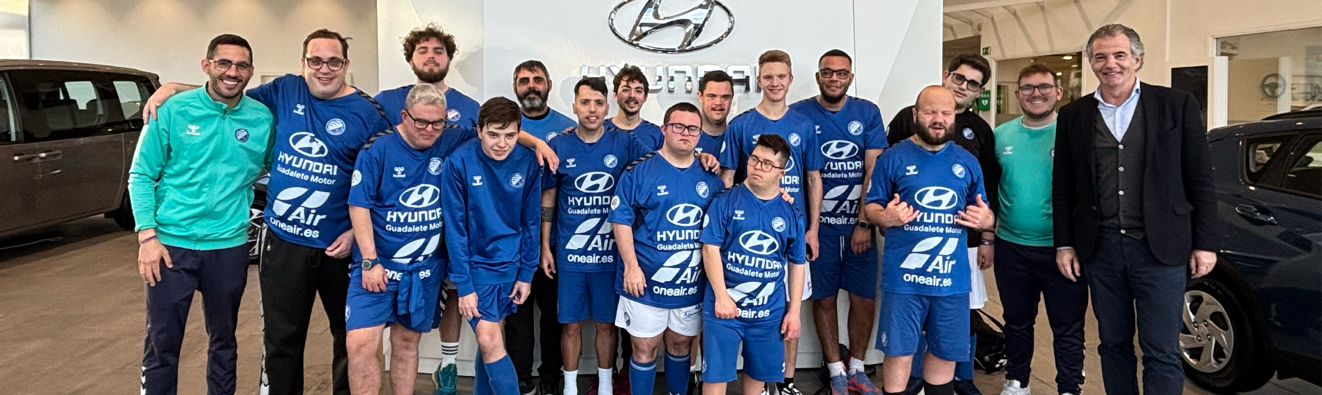 Guadalete Motor renueva su compromiso con el equipo de fútbol inclusivo del Xerez Deportivo FC