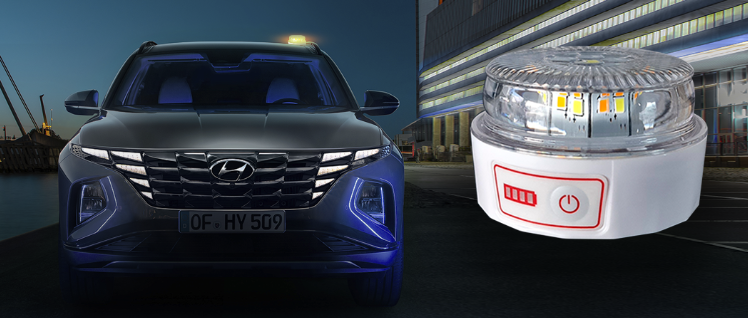 ¡En situaciones de avería o accidente protégete con nuestra baliza homologada!