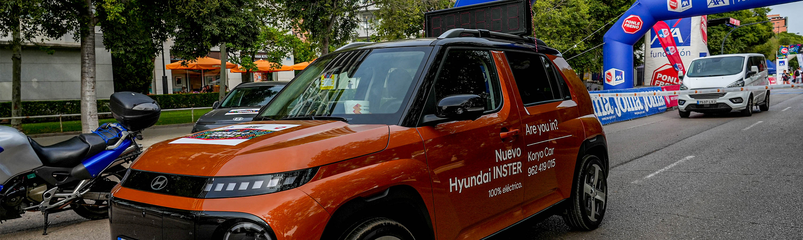 Hyundai Koryo Car en la carrera Ponle Freno