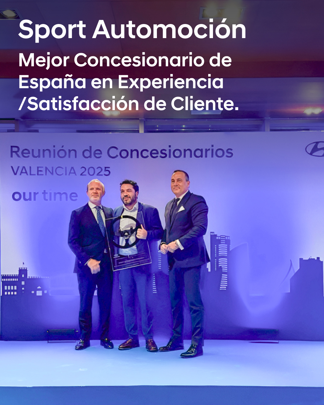 Reconocimiento como el mejor concesionario de España en experiencia y satisfacción del cliente