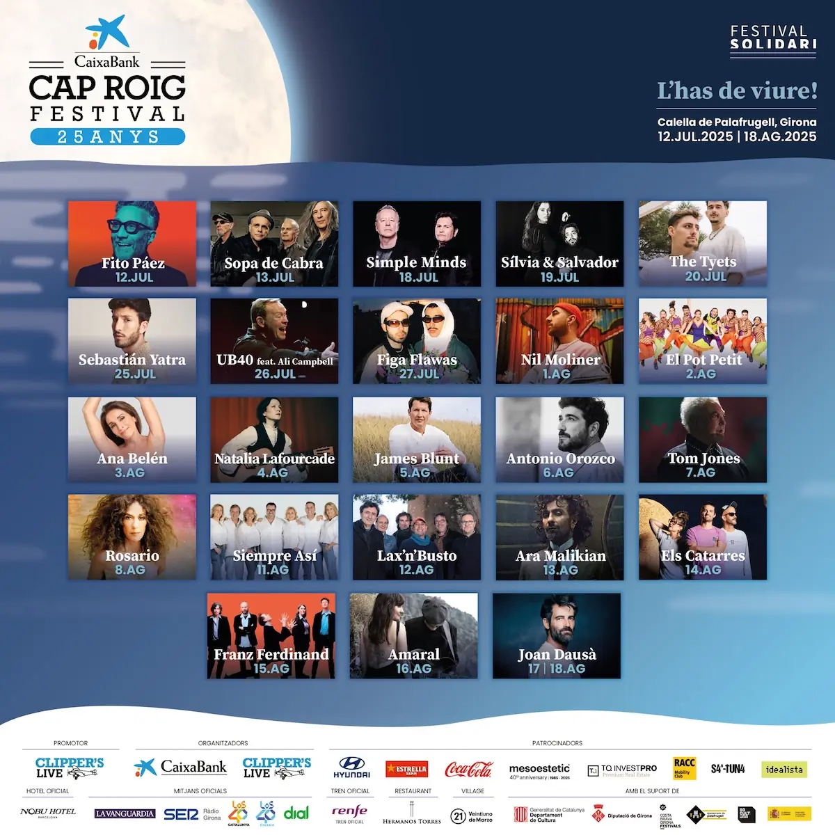 Cap  Roig 2025