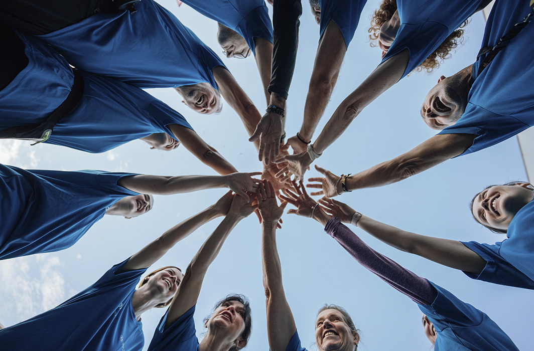 Runners motivados tras entrenamiento