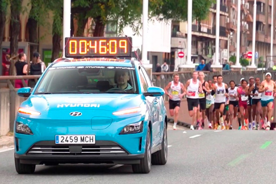 Hyundai ha iniciado en Sevilla una nueva temporada de fomento del deporte seguro y de los vehículos cero emisiones en las carreras populares Hyundai ha iniciado en Sevilla una nueva temporada de fomento del deporte seguro y de los vehículos cero emisiones en las carreras populares