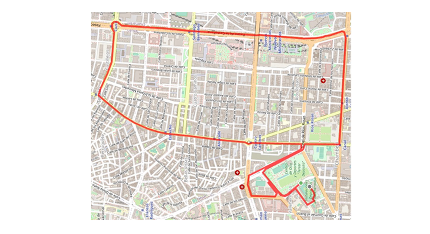 Recorrido de V Carrera GO fit Vallehermoso