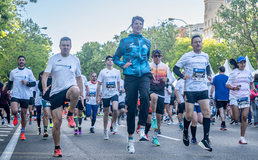 Equipo Hyundai GO fit runners en la Zurich Rock ‘n’ Roll Running Series