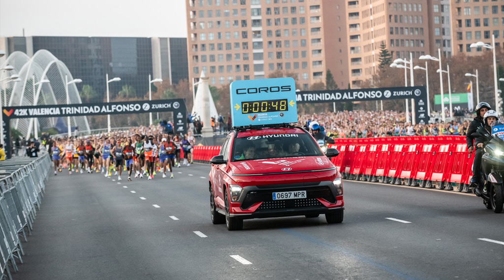 Hyundai liderando el Maratón Valencia