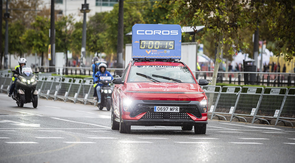 Hyundai liderando el Medio Maratón Valencia