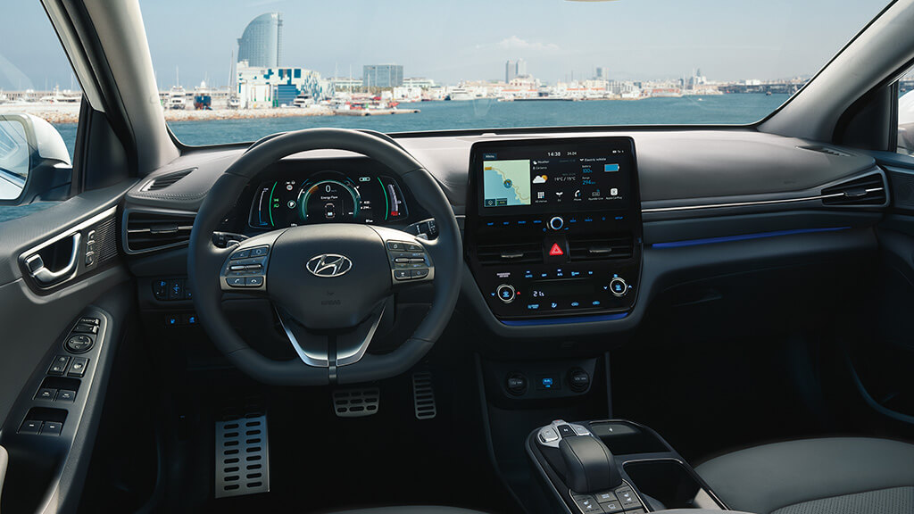Interior Hyundai IONIQ eléctrico Interior Hyundai IONIQ eléctrico